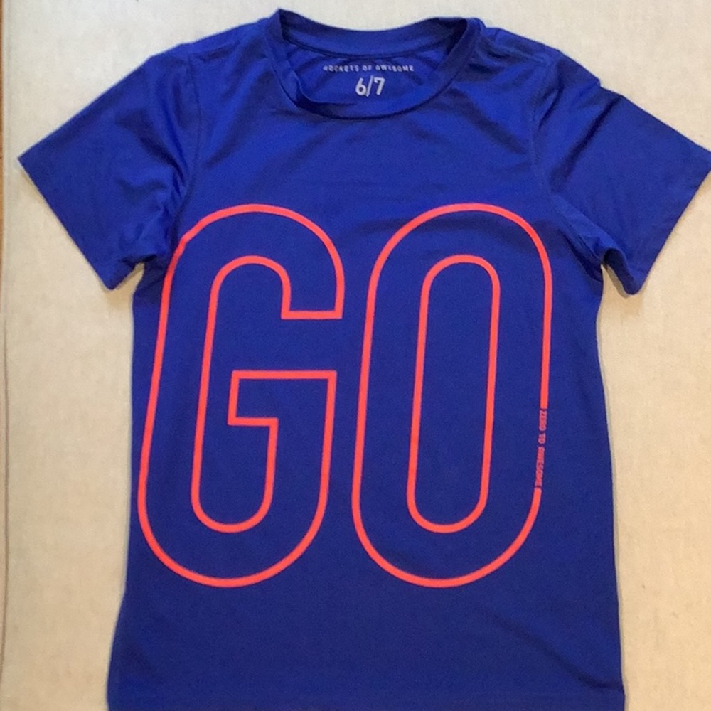 Rockets of Awesome - T-Shirt - Boy’s Size 6/7 - Bright Cobalt